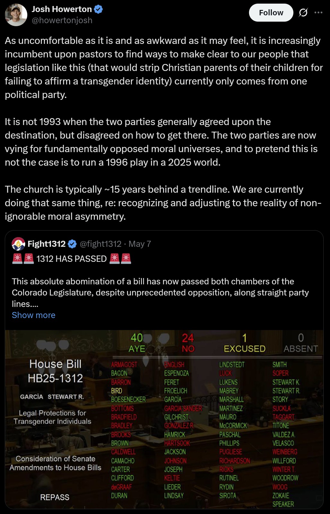 Screenshot/X/howertonjosh - The Modern Memo
