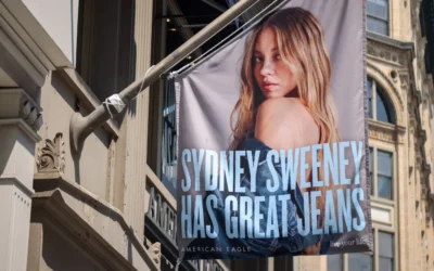 Sydney Sweeney ‘Good Jeans’ Outrage Explained American Eagle "good jeans" ad with Sydney Sweeney.