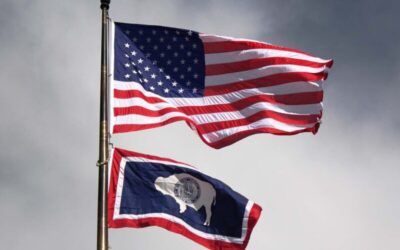 Wyoming Rancher Defies Age to Raise Giant U.S. Flag