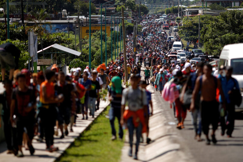 Cuban Migrant Caravan Shifts Destination to Mexico City- Credit: https://www.pbs.org/newshour/world/what-we-know-about-the-latest-migrant-caravan-traveling-through-mexico#:~:text=on%20Oct.%2021.-,Photo%20by%20Ueslei%20Marcelino/Reuters,-Related