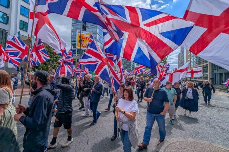 Britain First protest 2025
